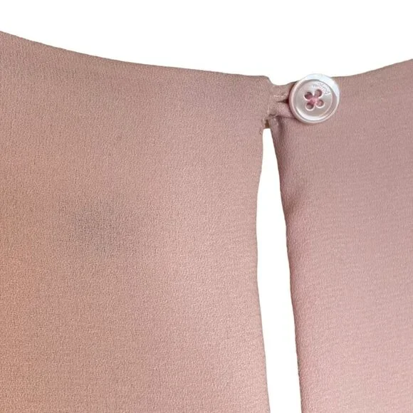 Aritzia Wilfred Ninette Ruffle Wrap Dress in Rose Quartz, M - Picture 10 of 10